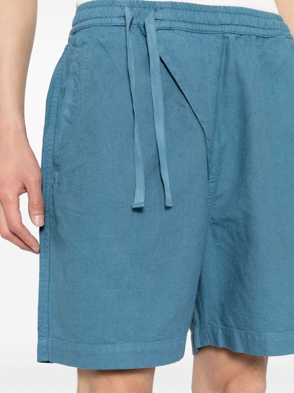 off centre-drawstring bermuda shorts - 5
