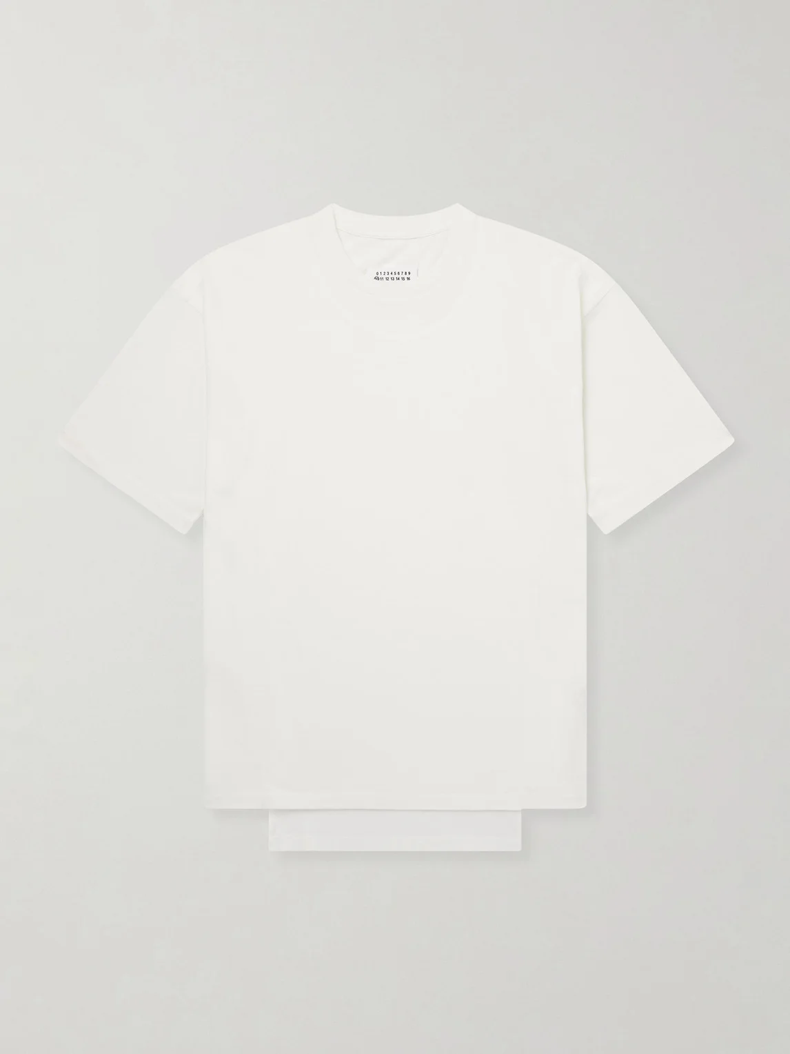 Layered Cotton-Jersey T-Shirt - 1