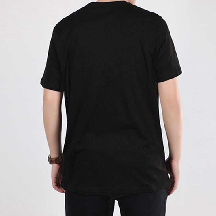 PUMA Graphic Box Logo Printed Short Sleeve TEE Men Black 598625-01 - 4