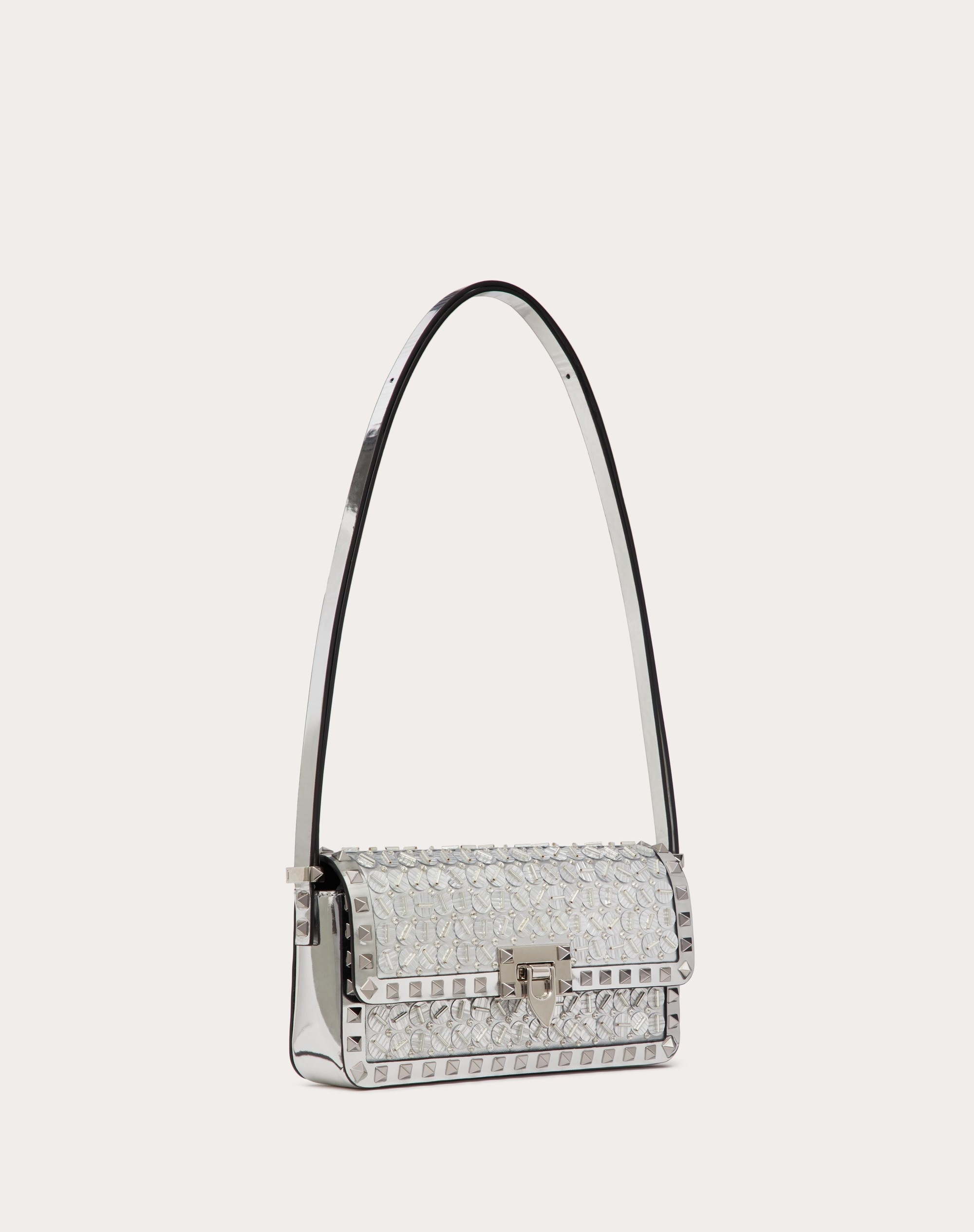 ROCKSTUD23 E/W EMBROIDERED SHOULDER BAG - 2