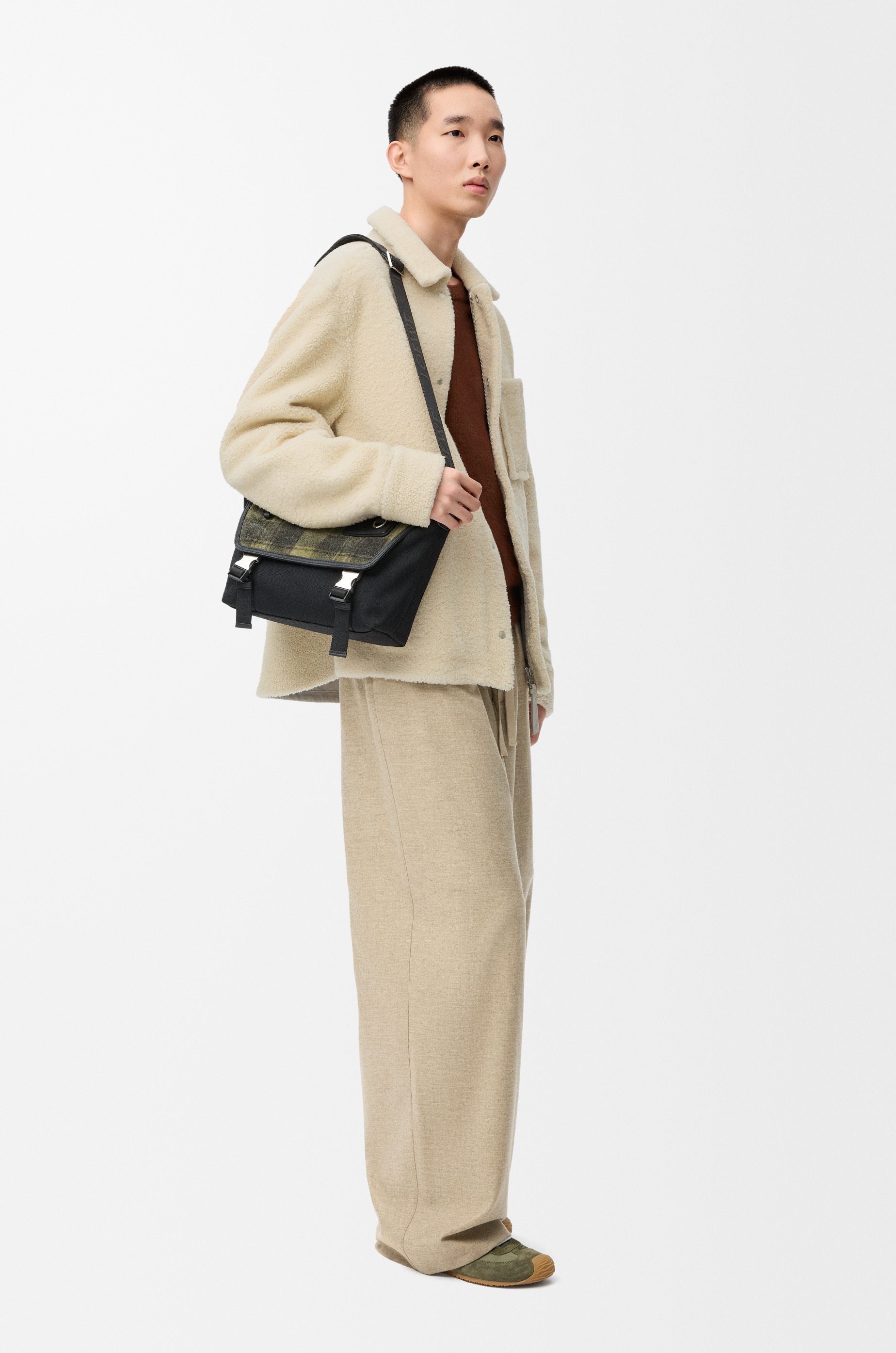 Overshirt in shearling - 2