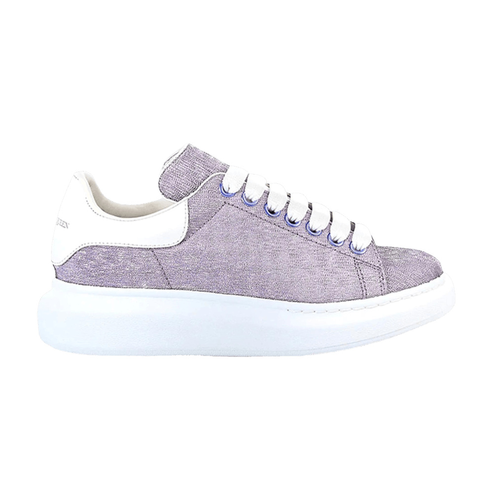 Alexander McQueen Wmns Oversized Sneaker 'Lavender Glitter' - 1