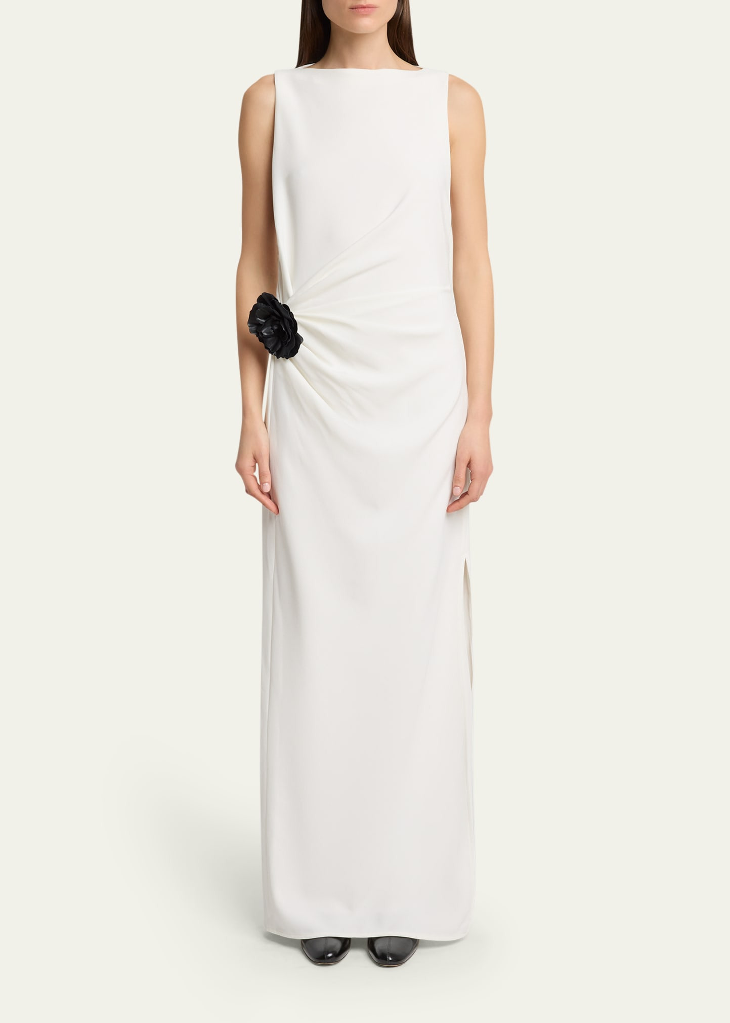 Indria Matte Double Crepe Dress - 2