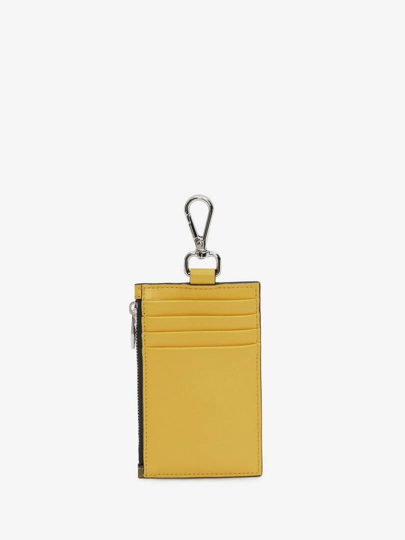 Men's Silhouette Card Holder in Pop Yellow/black - 3