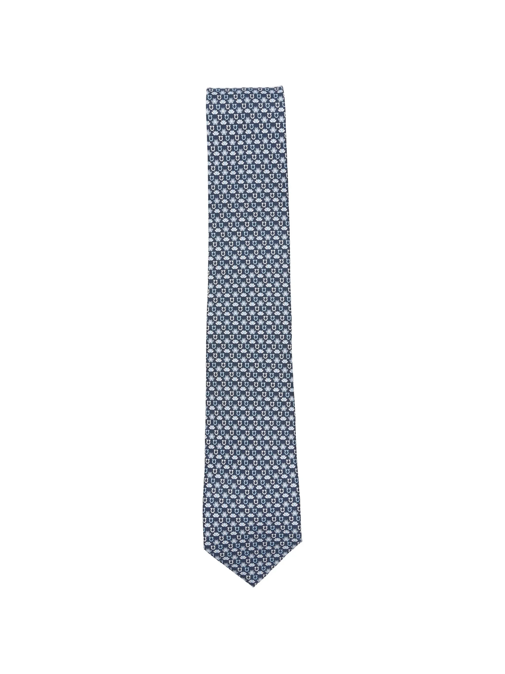 Ferragamo Gancini Floral-print Tie - 1