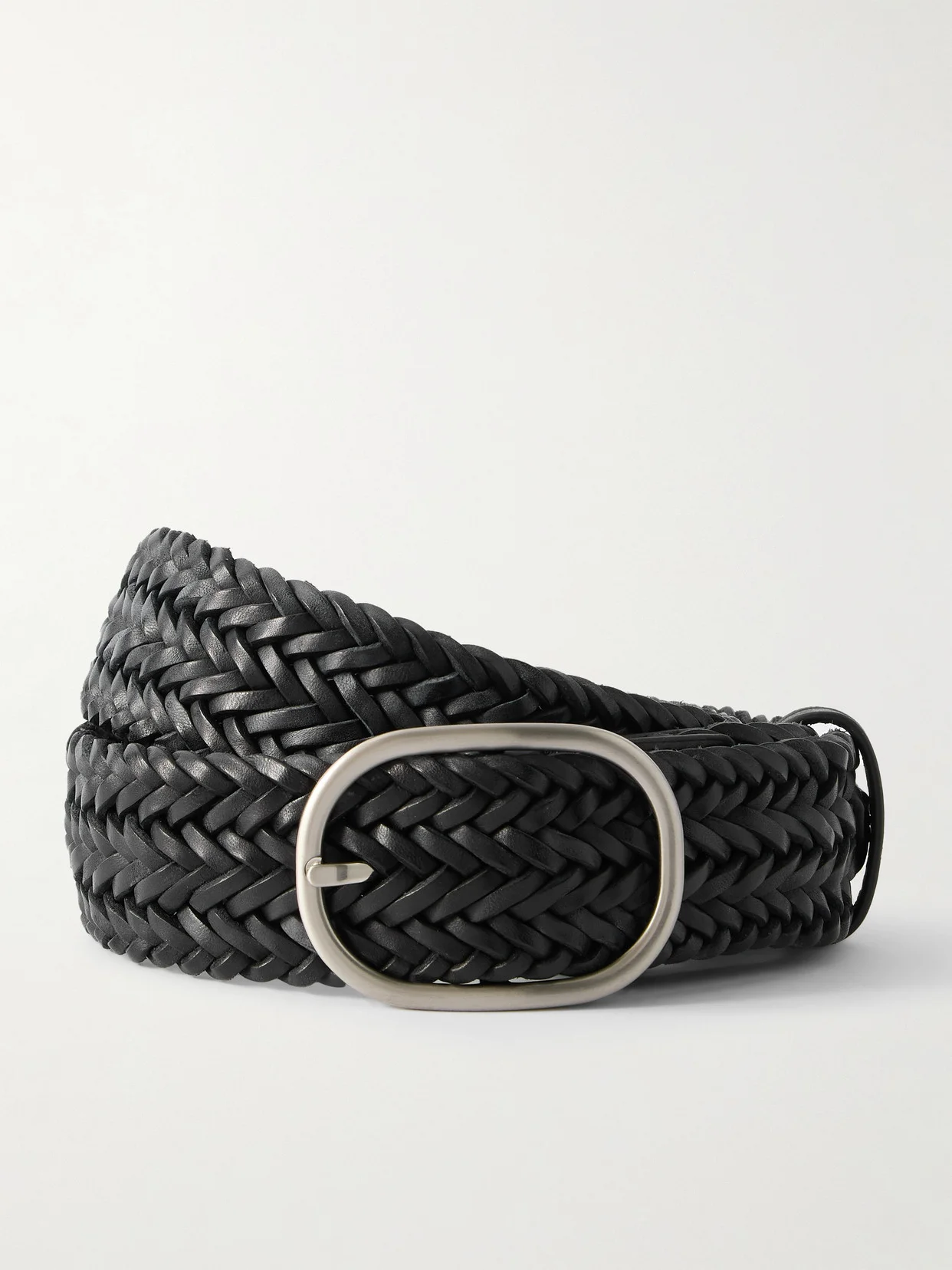 Woven Leather Belt - 1