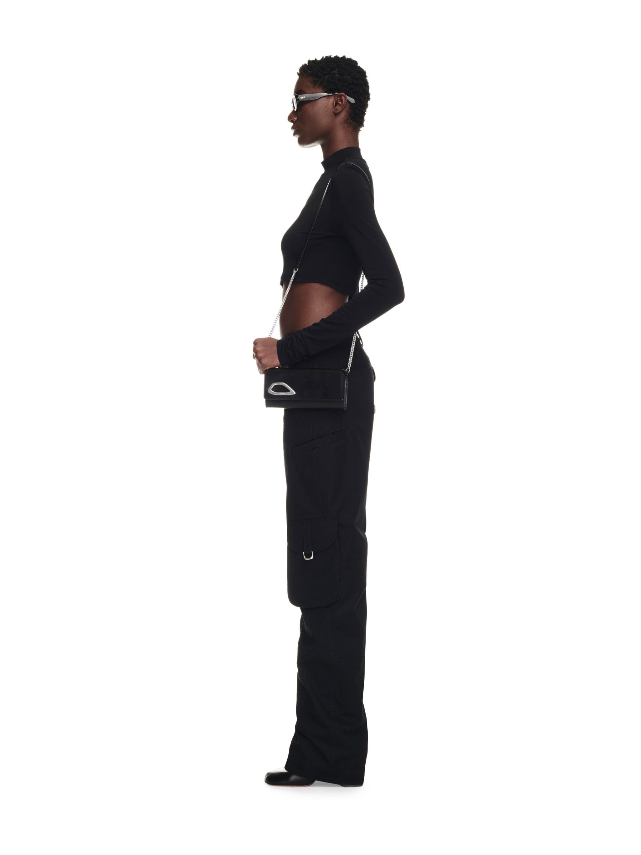 Co Simple Cargo Pkt Over Pant Black No C - 3
