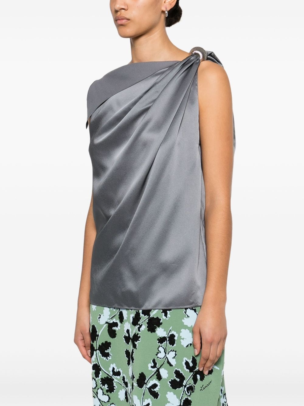 Arpège-ring draped top - 3