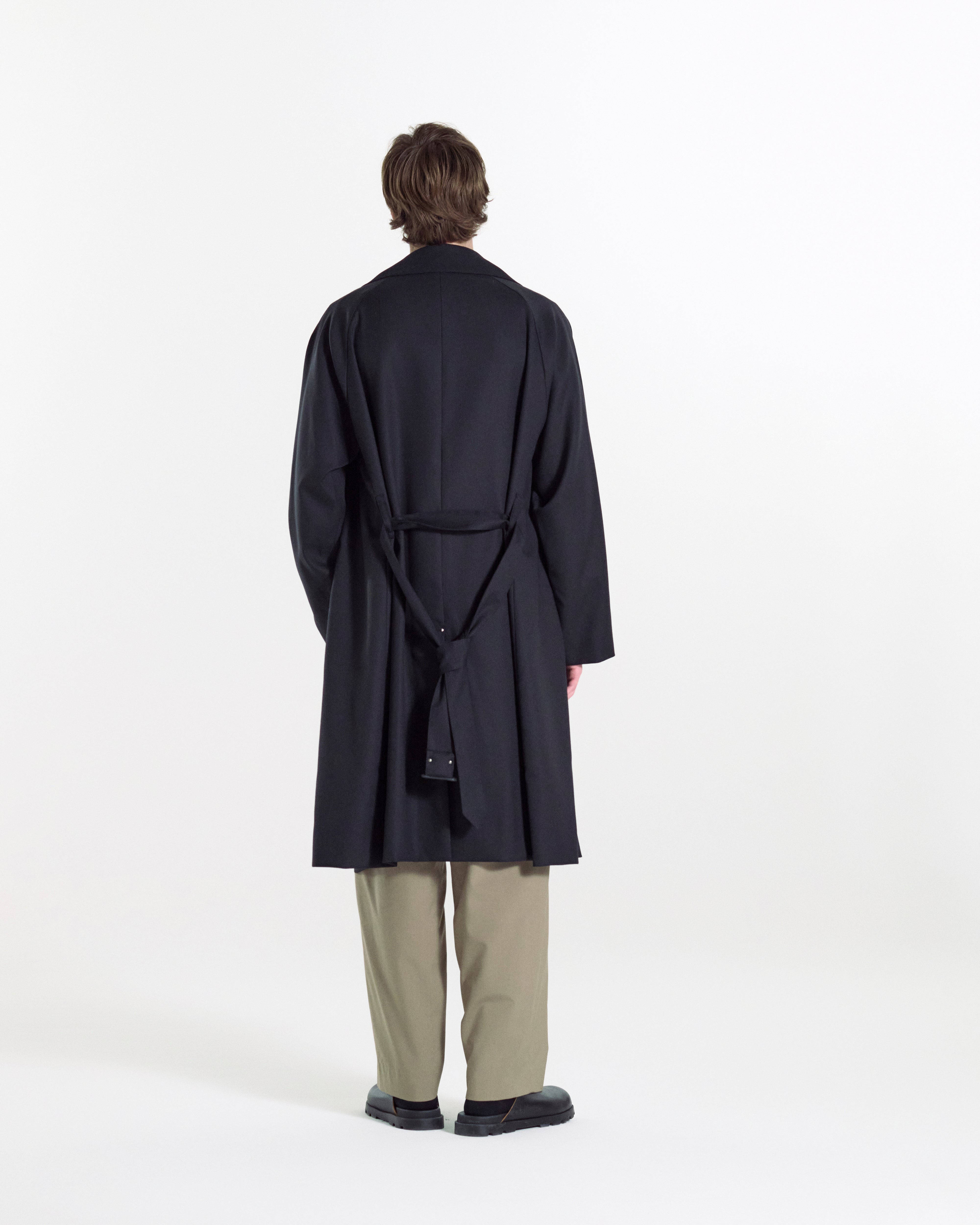 Laggan Belted Wool Gabardine Trench Coat - 4