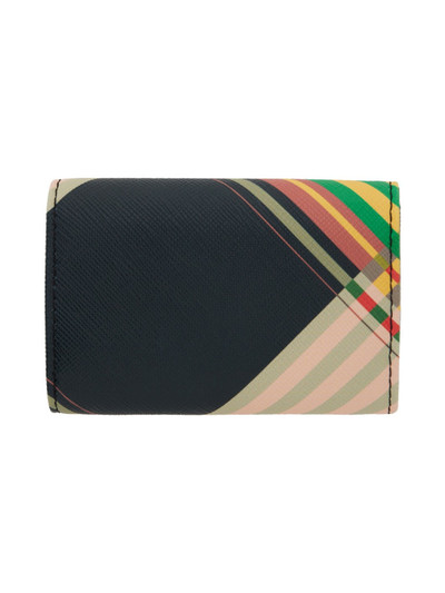 Vivienne Westwood Multicolor Saff Print Envelope Wallet outlook
