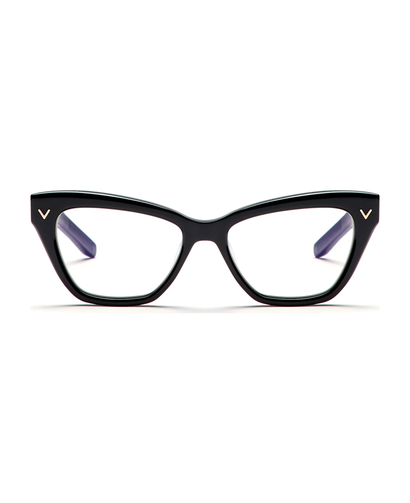 V-tale- Black / Light Gold Rx Glasses - 1