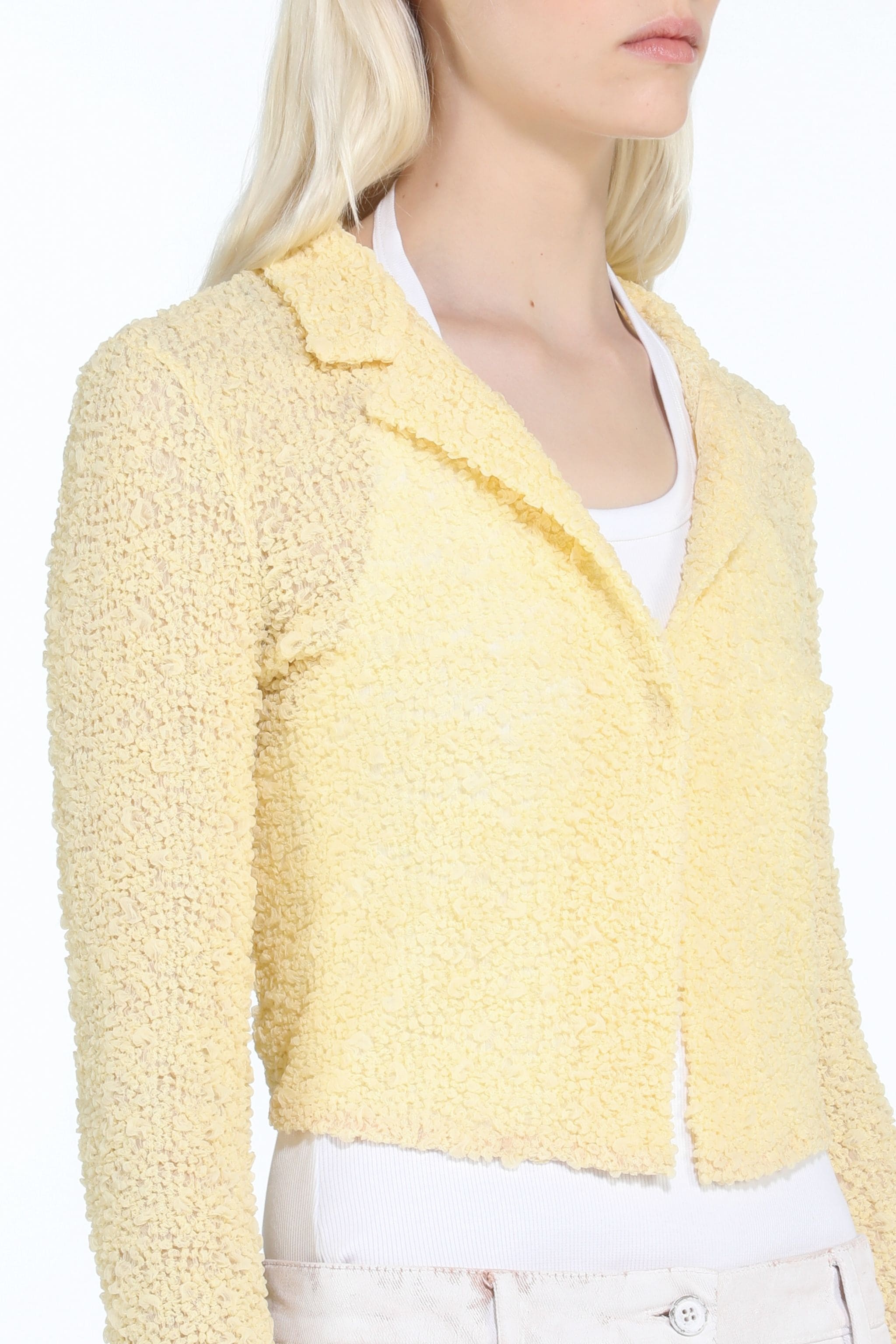 SILK BOUCLÉ BLAZER - 5