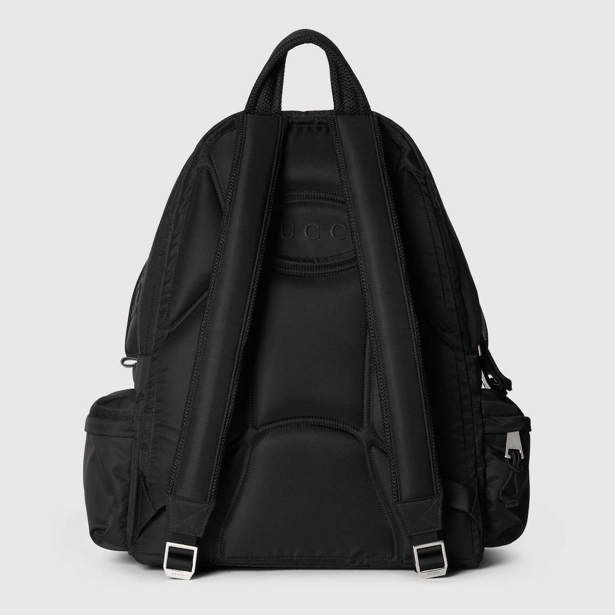 Large backpack with Gucci logo - 4