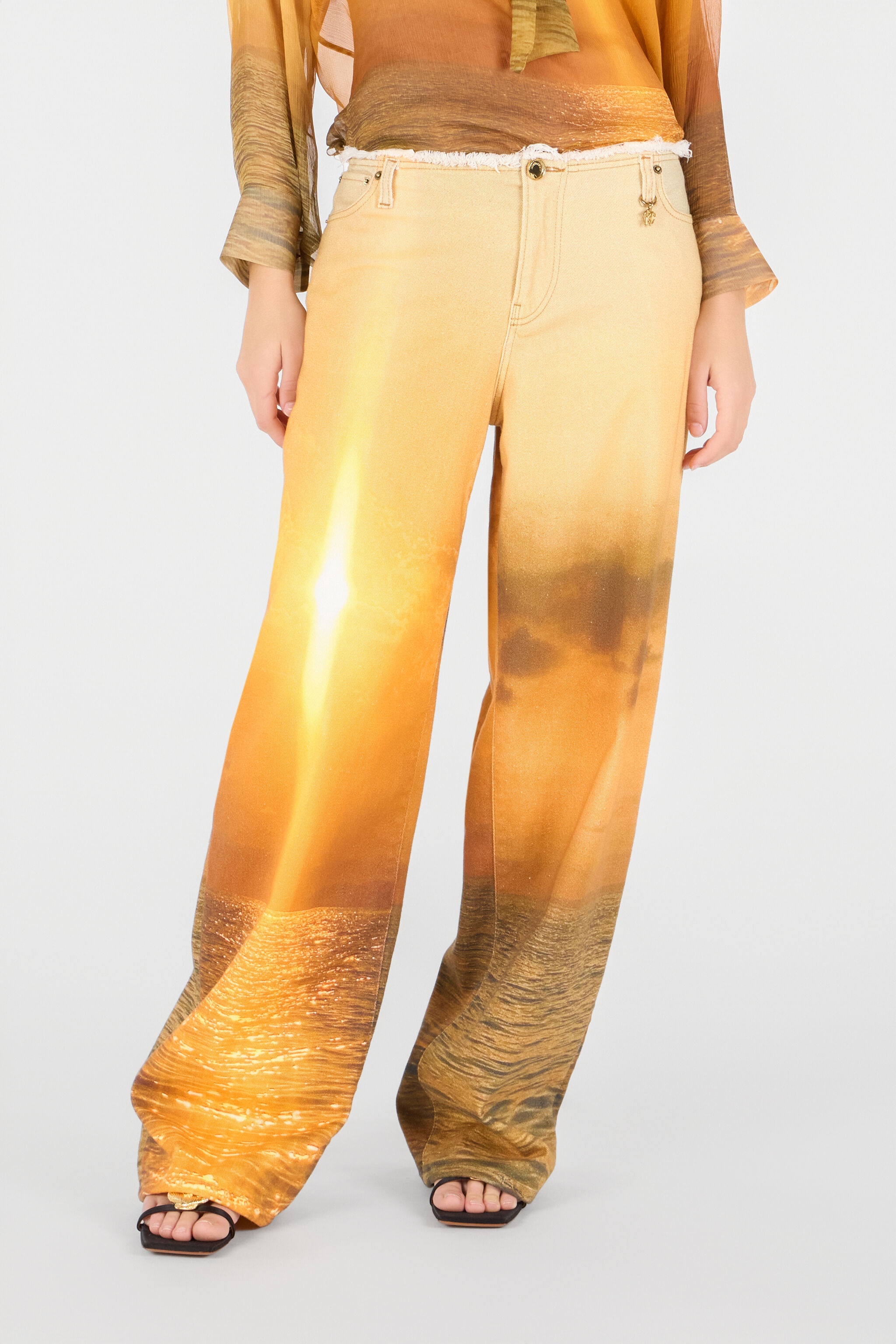 Sunset Print Denim - 3