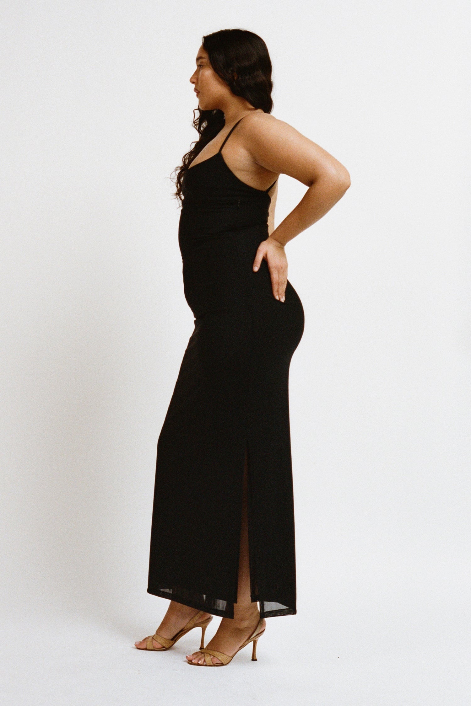 THAIS DRESS - BLACK - 4