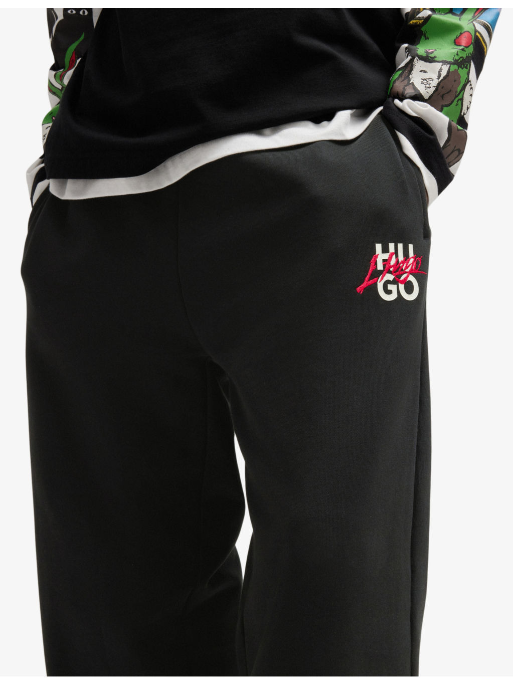 Logo-print drawstring-waist cotton-jersey jogging bottoms - 5