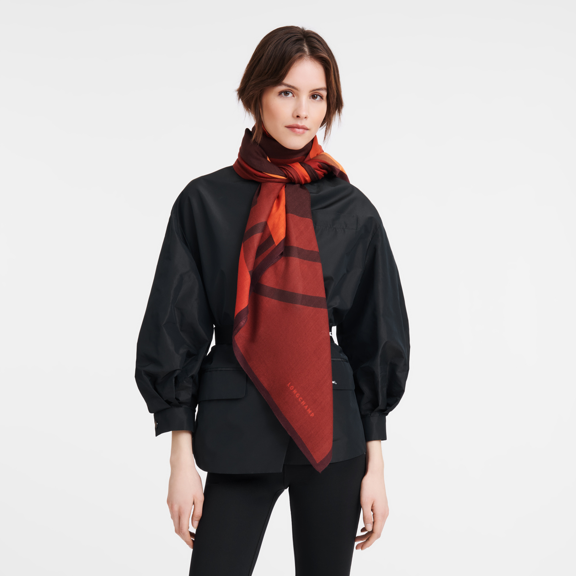 Cavalier Longchamp Shawl Chestnut - OTHER - 1