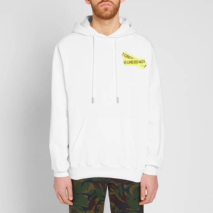 Off-White Yellow Arrow Printing Loose White OMBB029S180030240160 - 2
