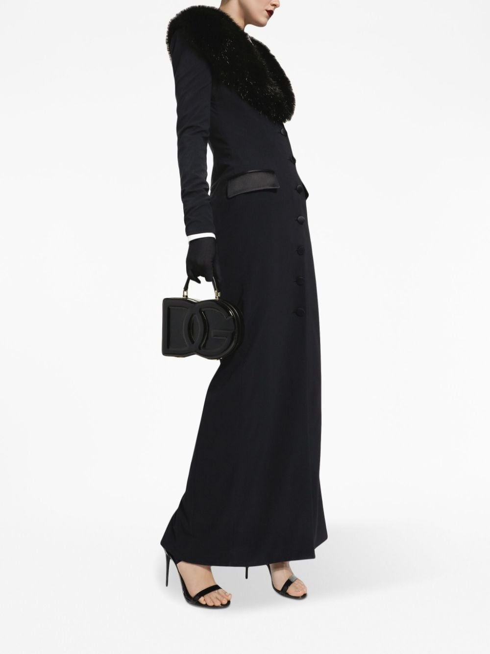 single-breasted fitted-waist coat - 3