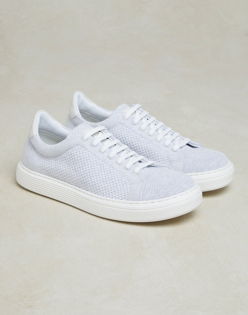 Techno cotton knit sneakers 2