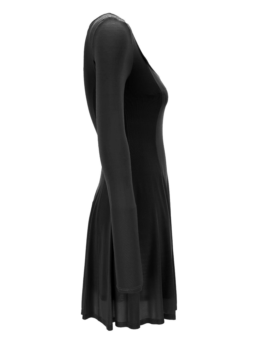 scoop-neck skater dress - 3