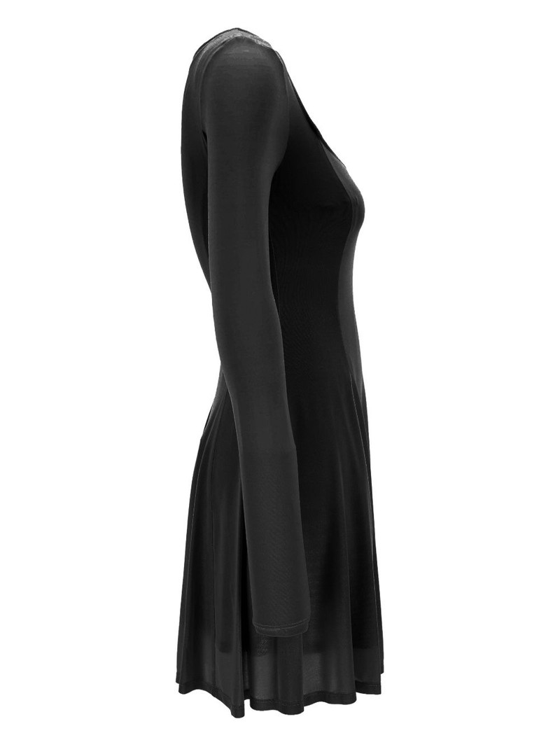 scoop-neck skater dress 3
