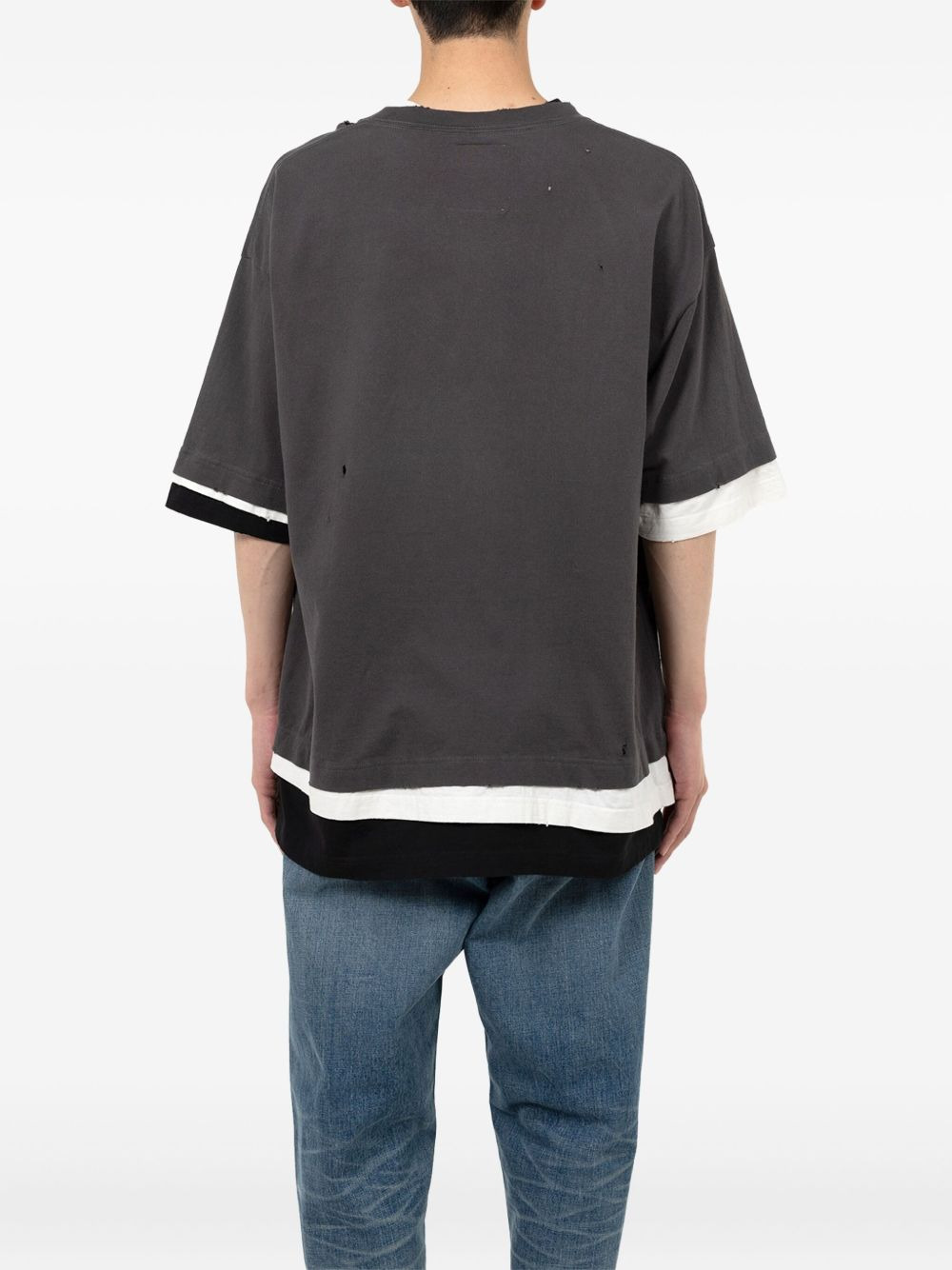 layered pocket T-shirt - 4