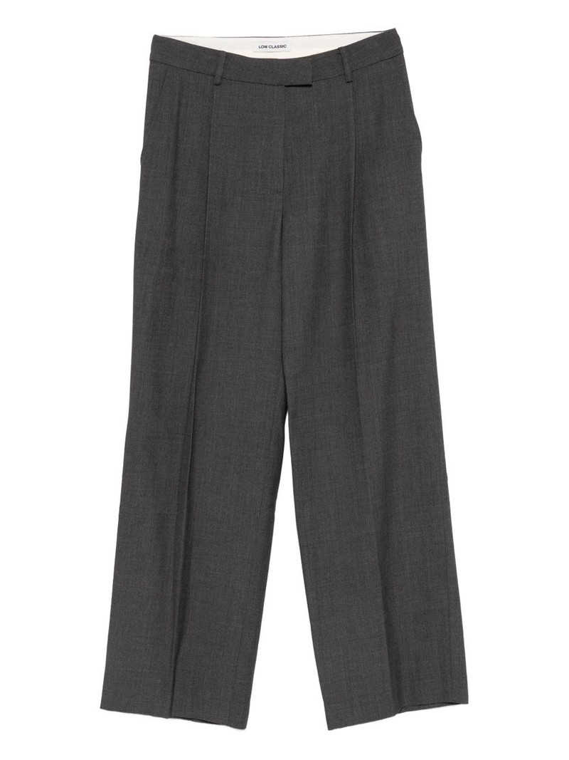 pleated tailored trousers 1