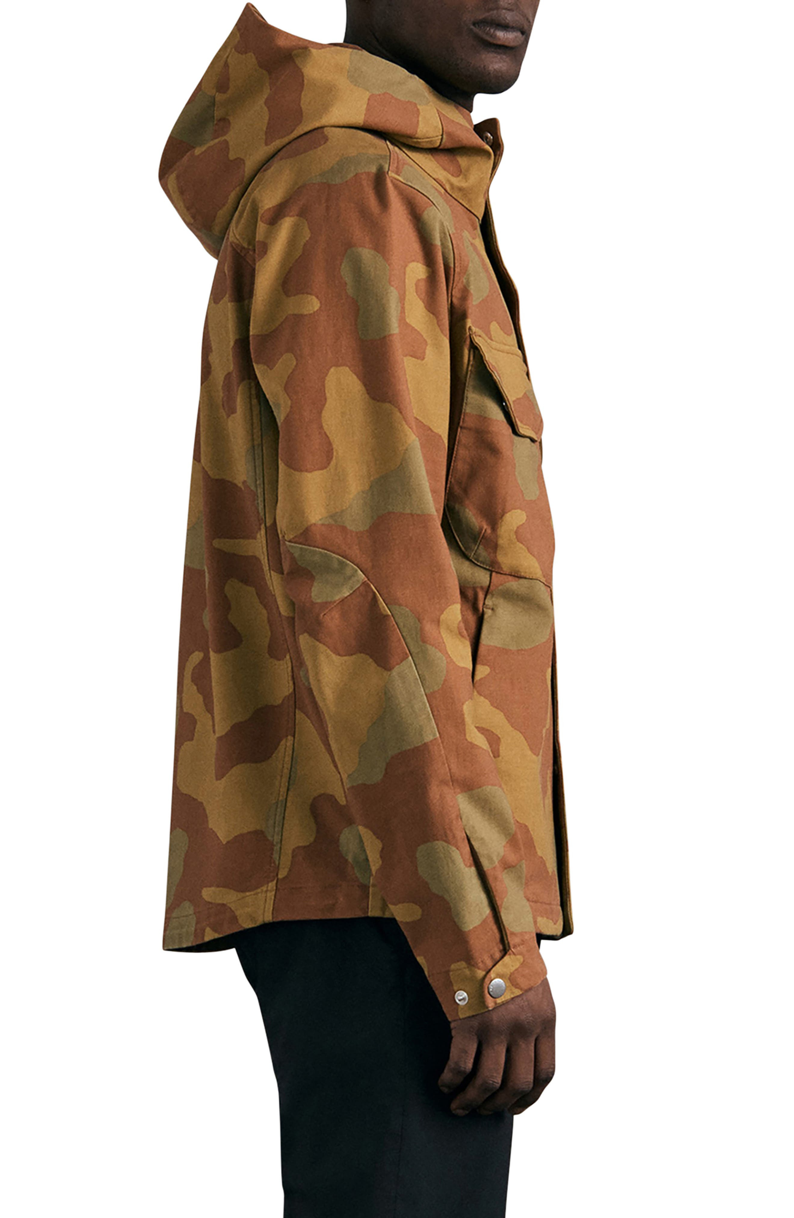 rag & bone Military Tactic Camo Print Stretch Cotton Jacket at Nordstrom - 3