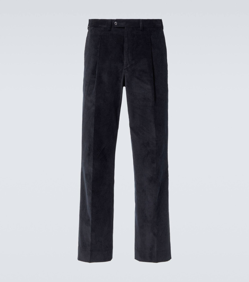 Amo cotton corduroy straight-leg pants 1