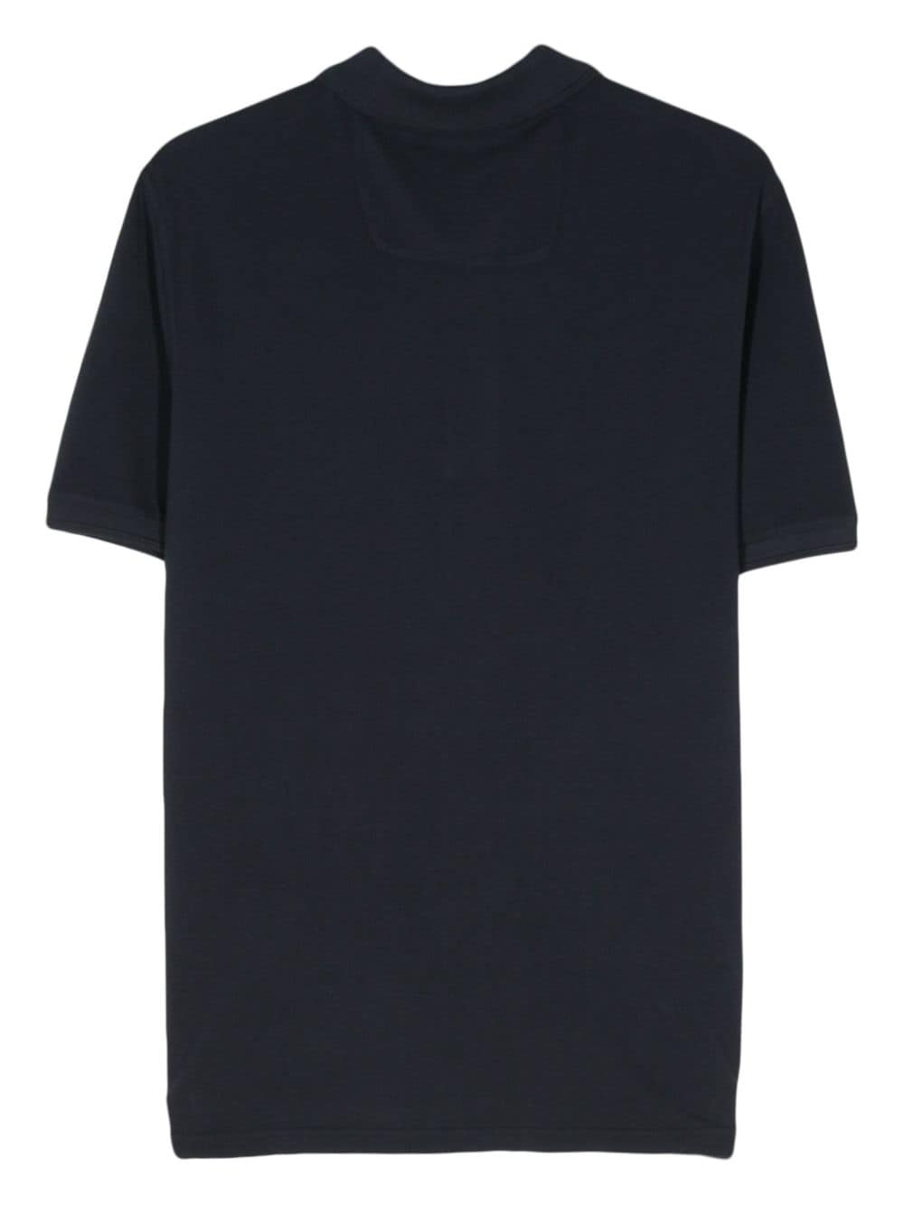 logo-patch polo shirt - 2
