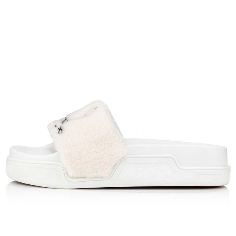 Christian Louboutin Navy Pool Woman WHITE/BLACK outlook