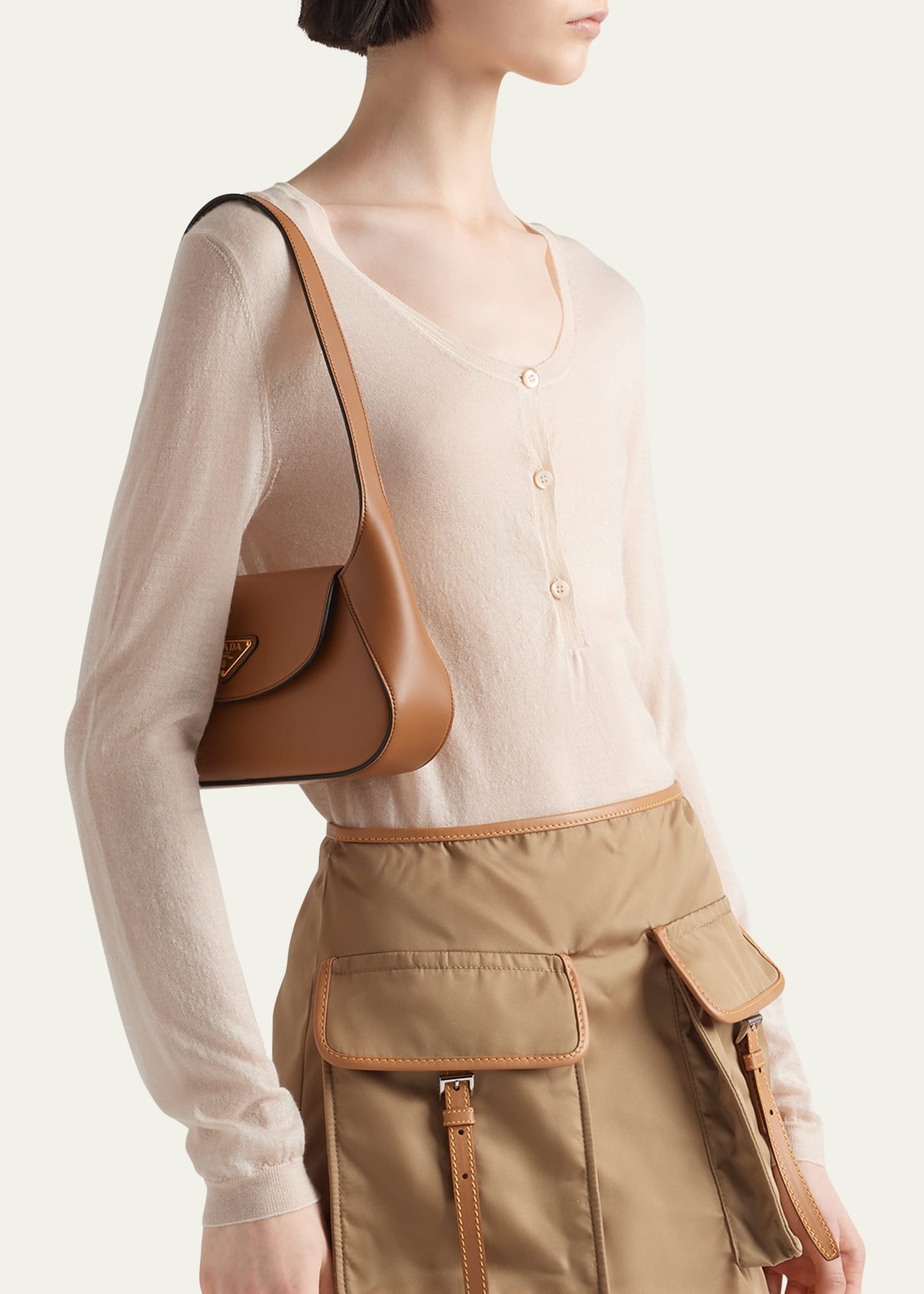 Logo Patch Superfine Cashmere Shirt - 4