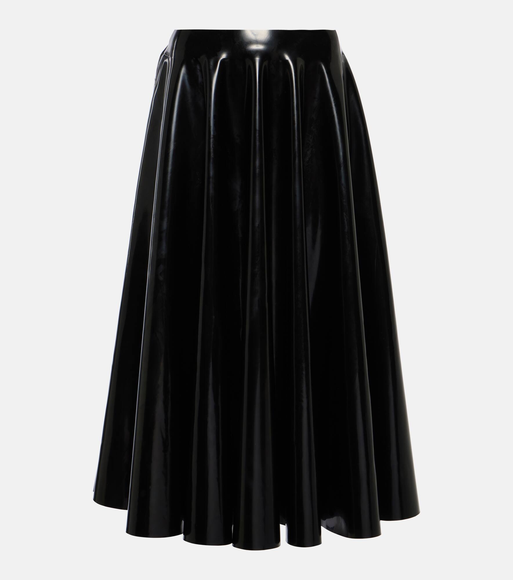 Latex midi skirt - 1