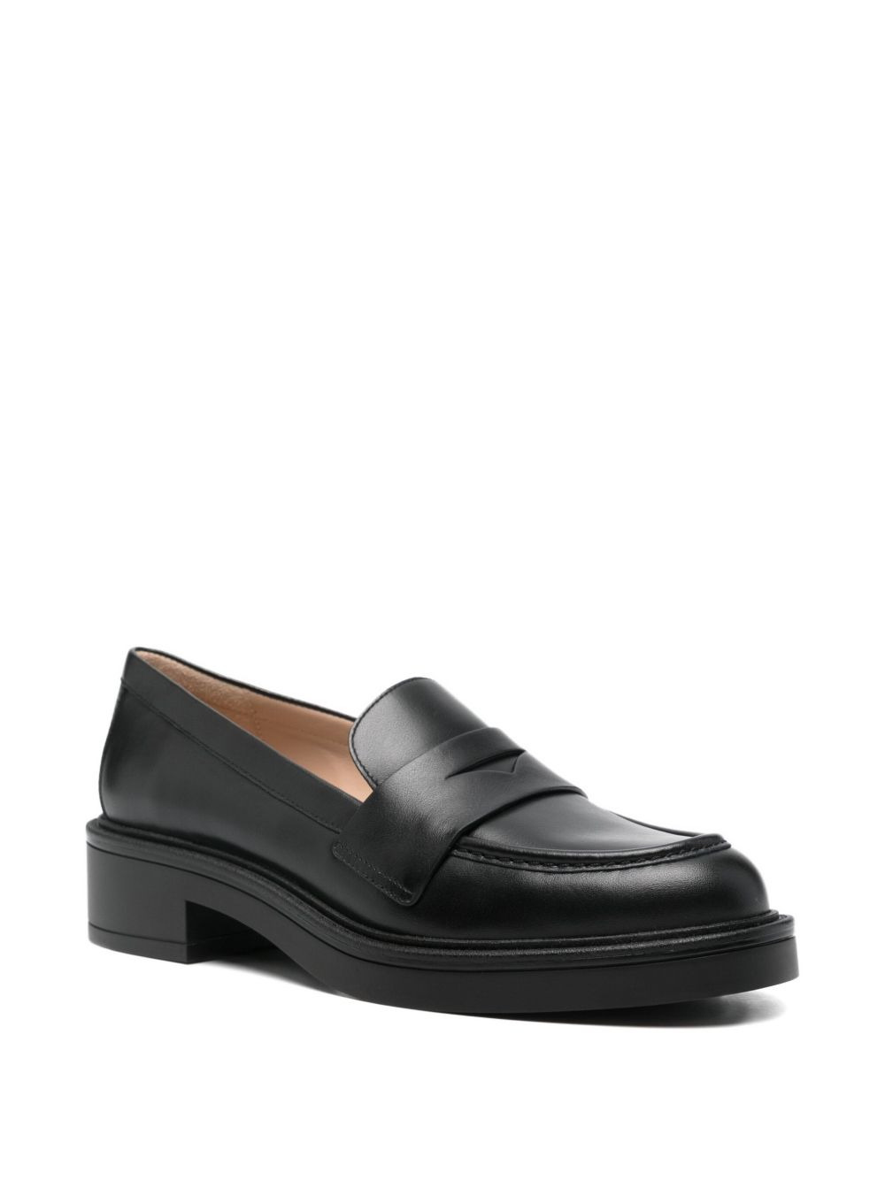 penny leather loafers - 2