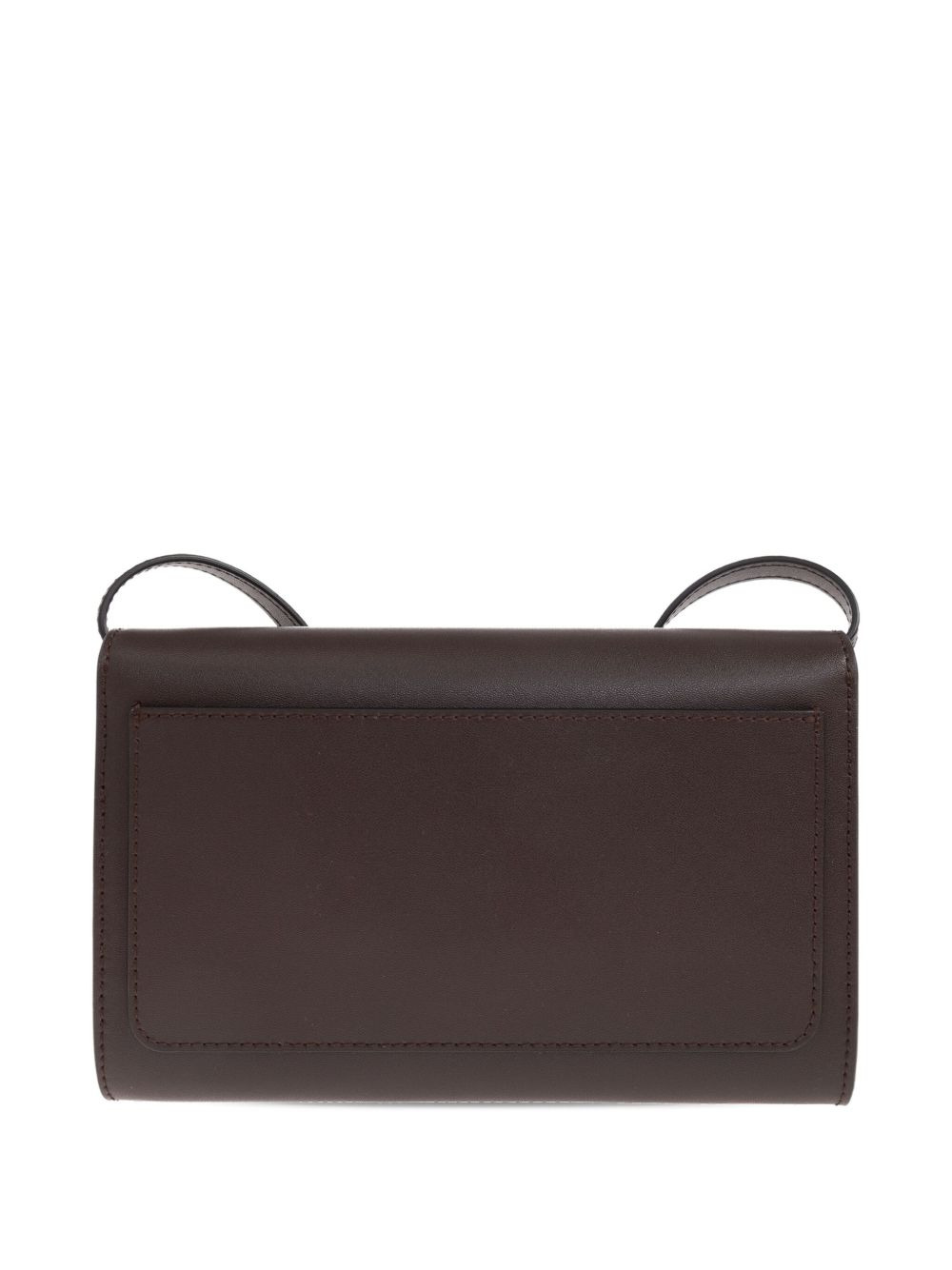 circular-clasp leather tote bag - 2