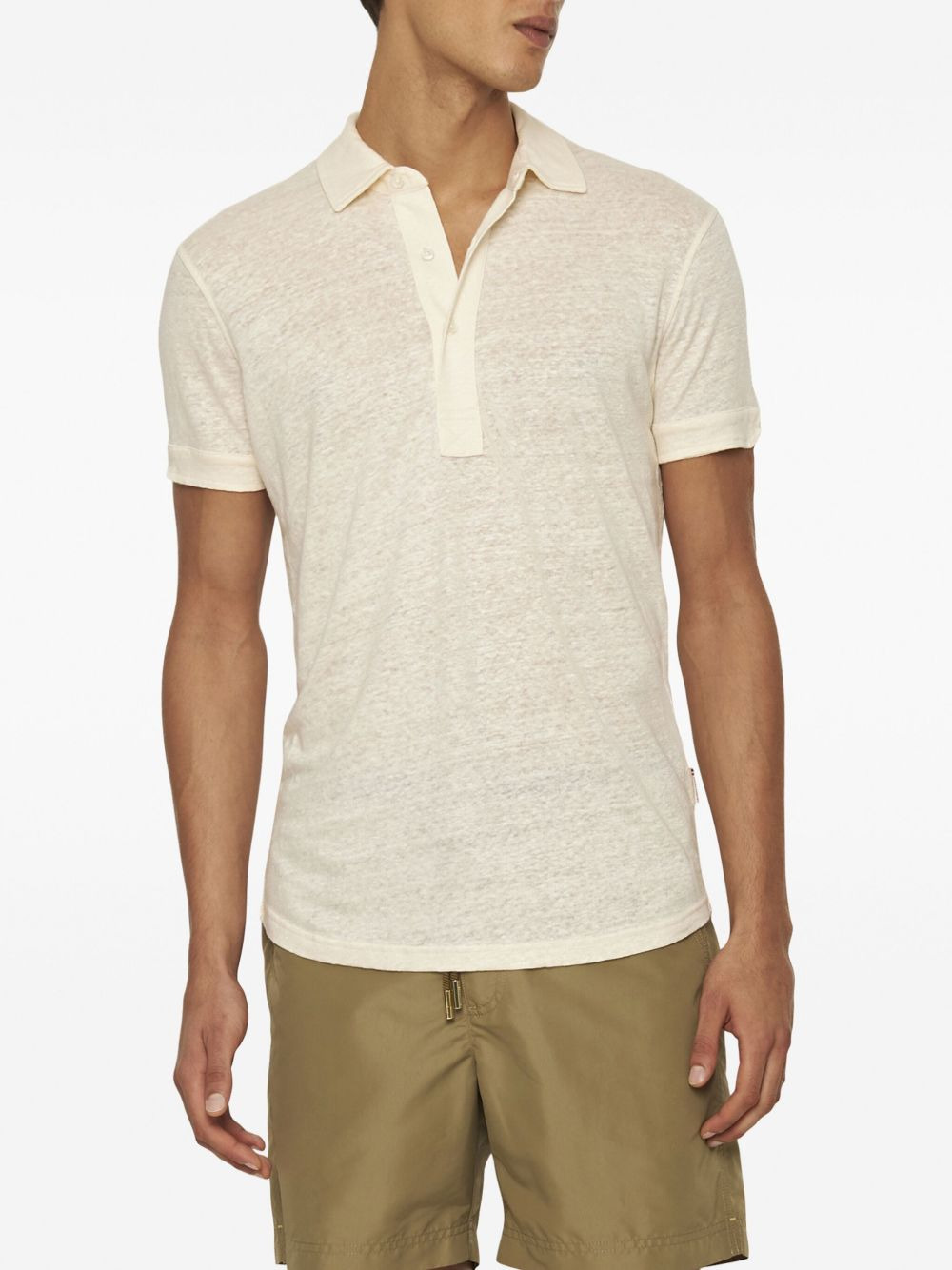 Sebastian linen polo shirt - 2