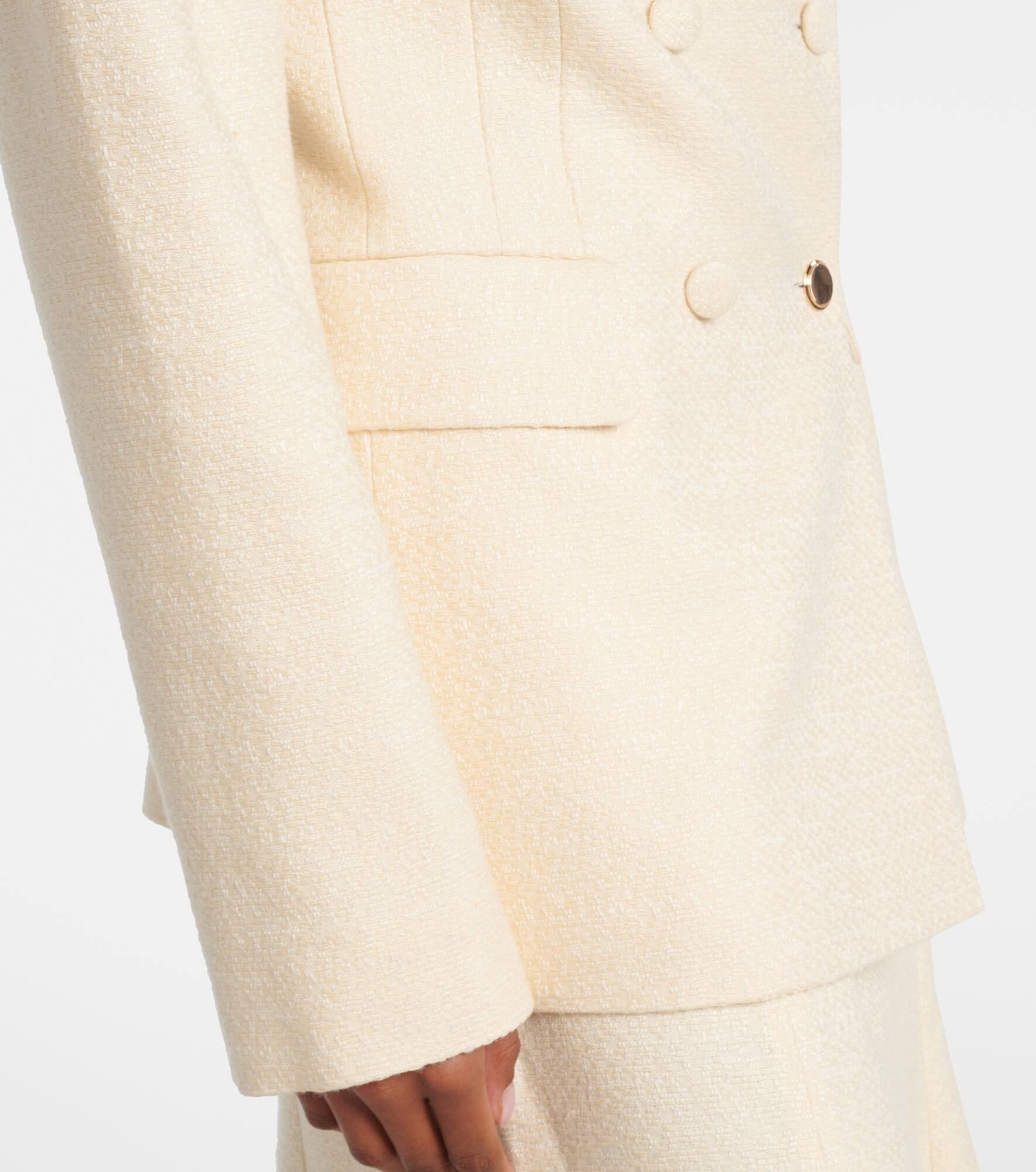 Sedna double-breasted silk blazer - 6