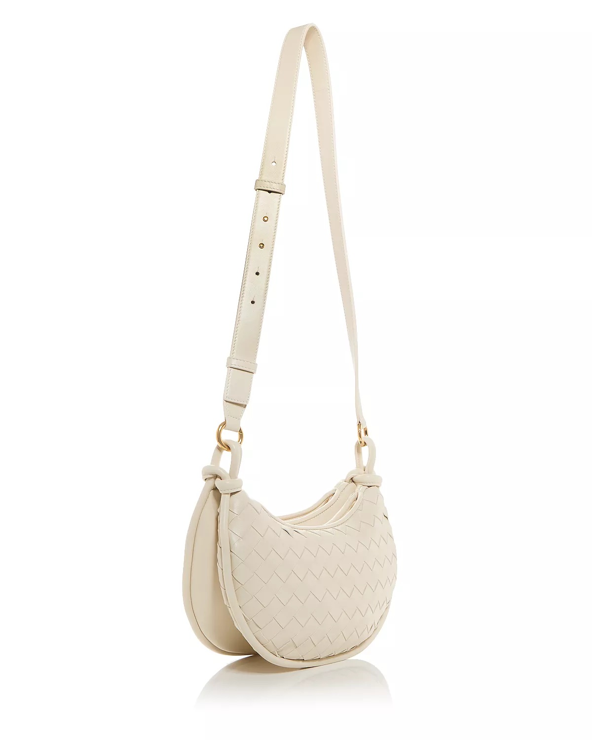 Intreccio Leather Shoulder Bag - 4