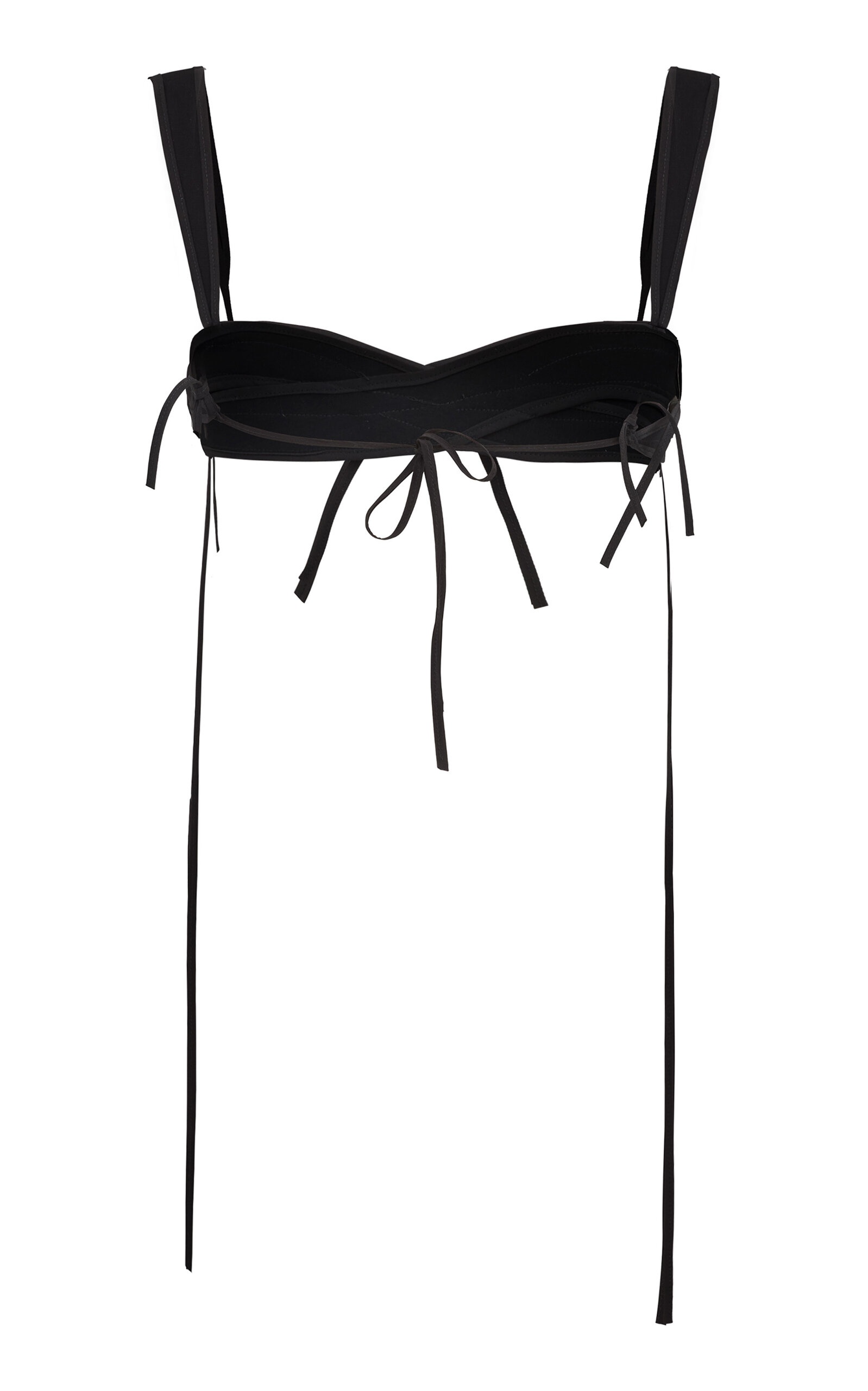 Brazen Crepe Bra Top black - 5