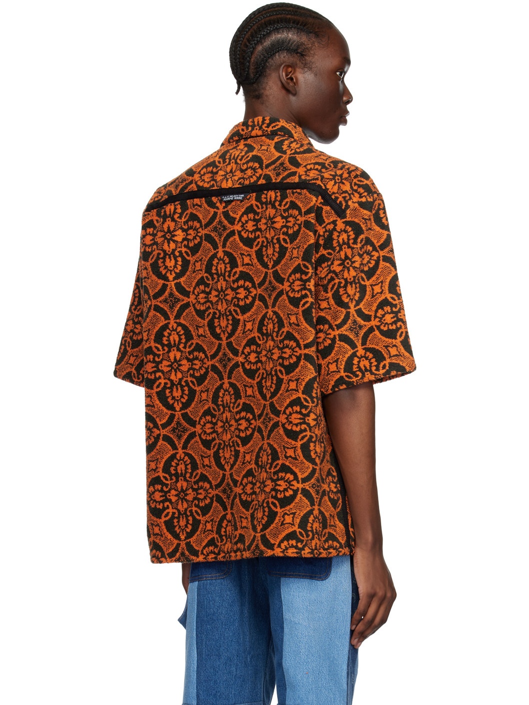 Orange & Black Towels Shirt - 3
