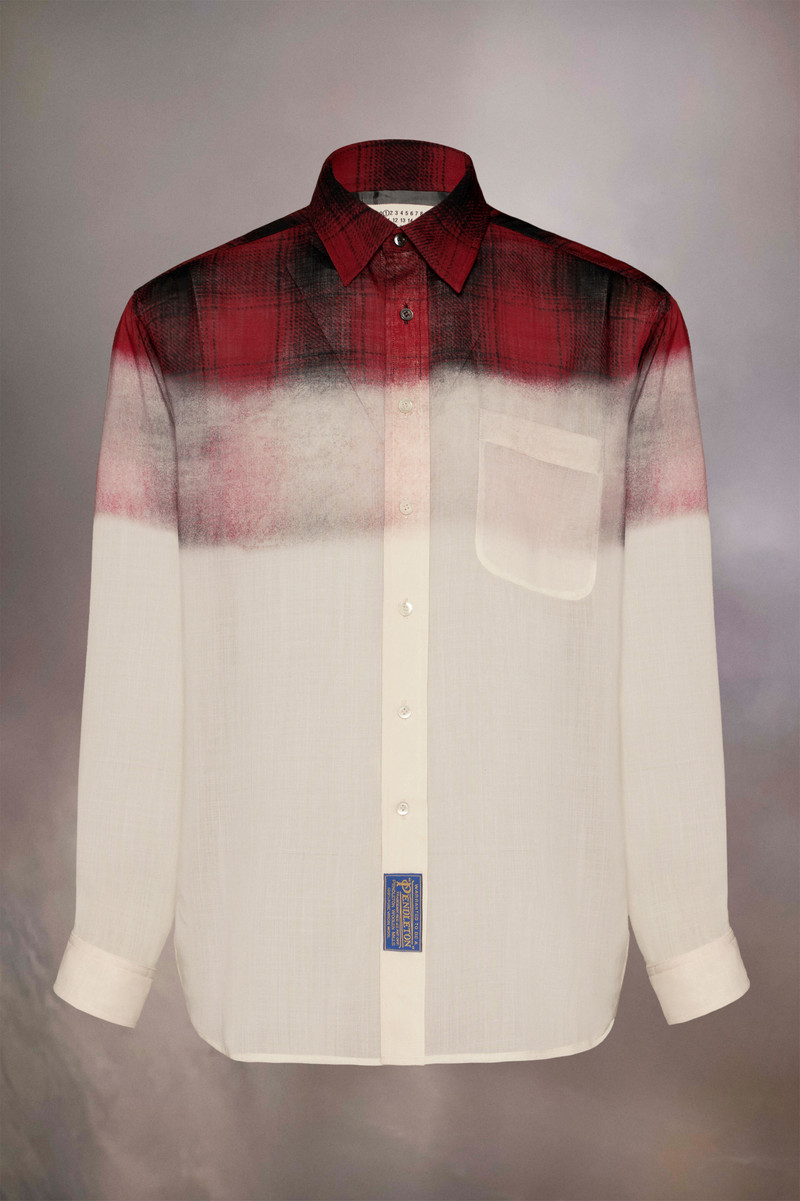 Maison Margiela Pendleton contrast shirt outlook