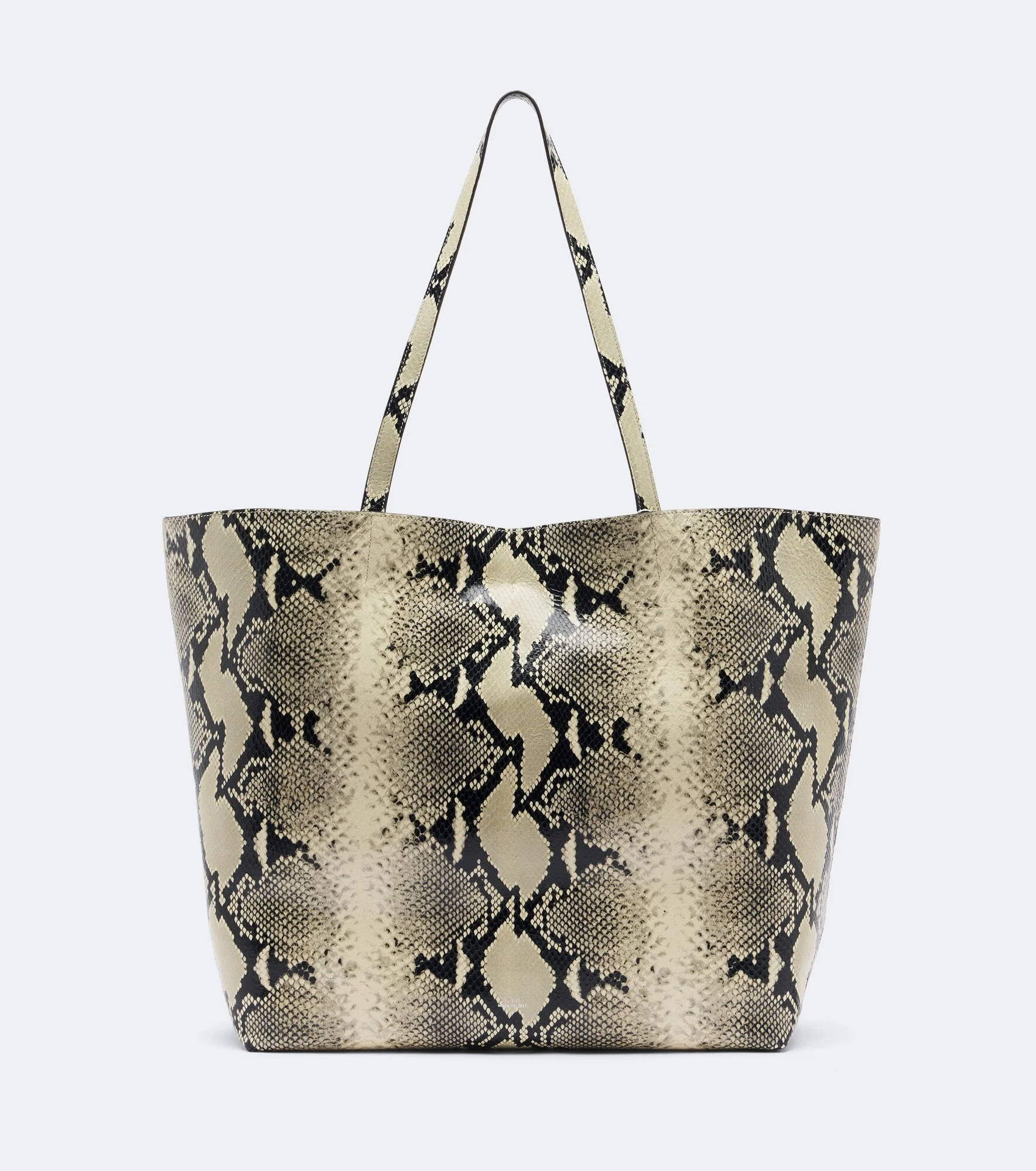 Roam Large snake-effect leather tote bag - 1