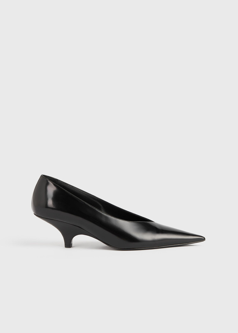 The Wedge-Heel Pump black 1
