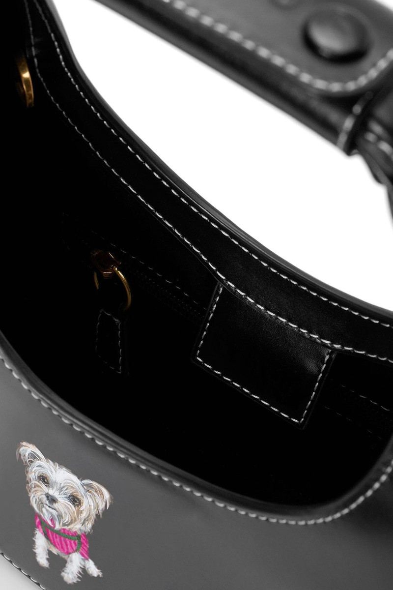 STAUD CUSTOM MINI MOON BAG | BLACK 3