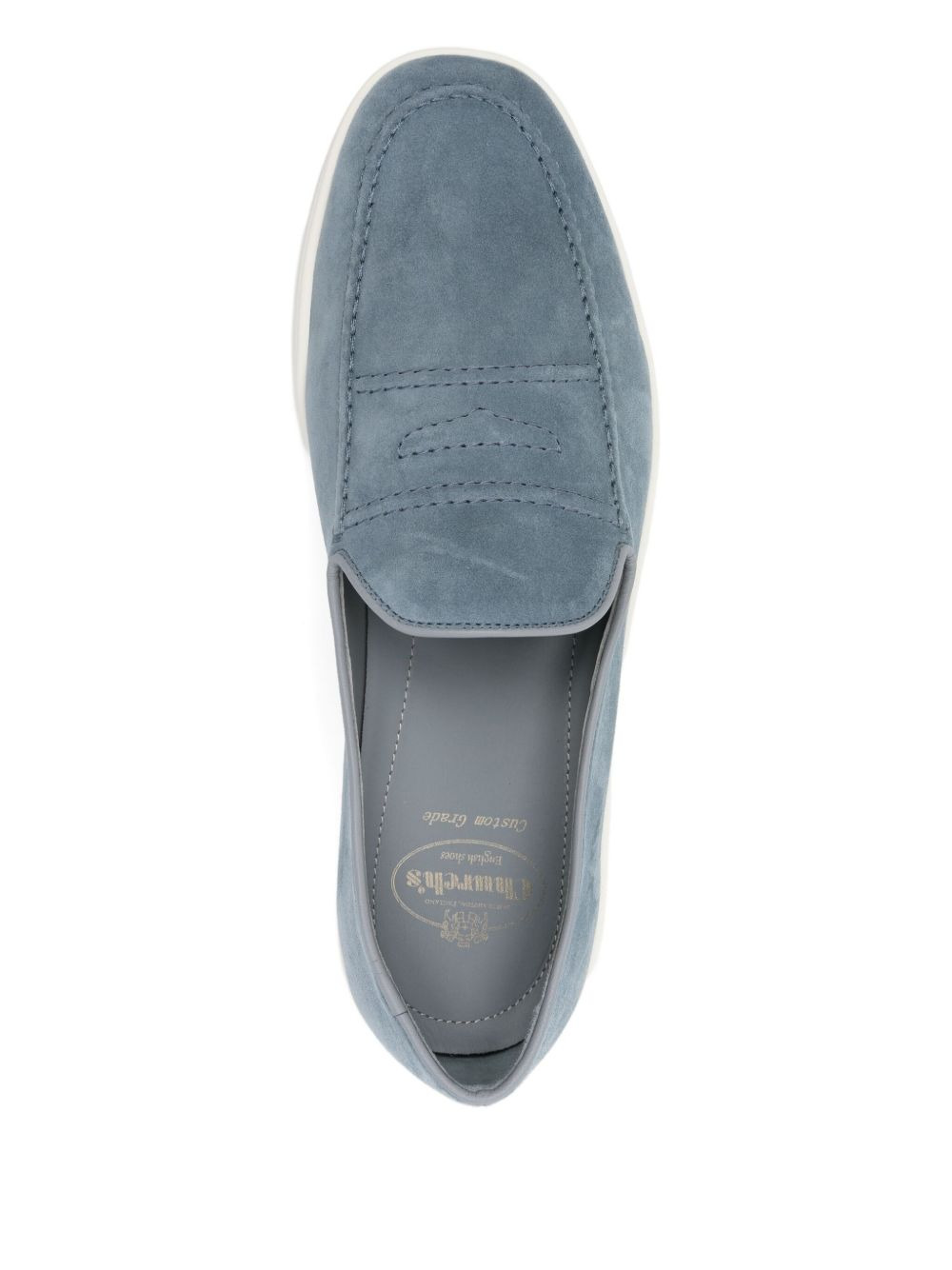 suede penny loafers - 4