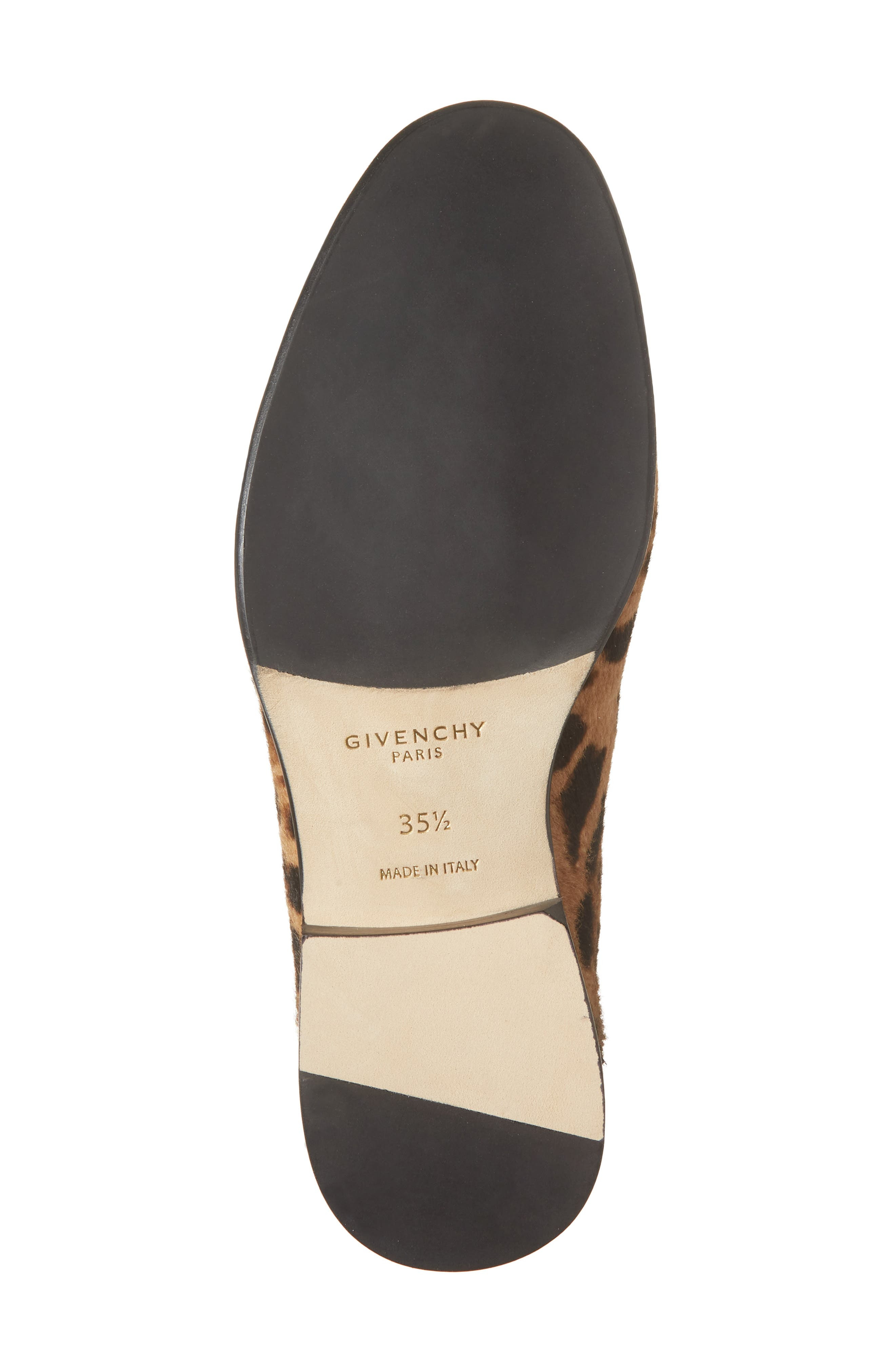 Givenchy Label Convertible Loafer in Black/Beige Calf Hair at Nordstrom - 6
