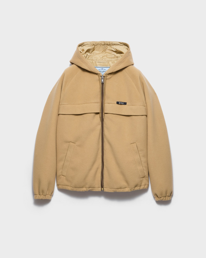 Technical fleece hoodie jacket 1