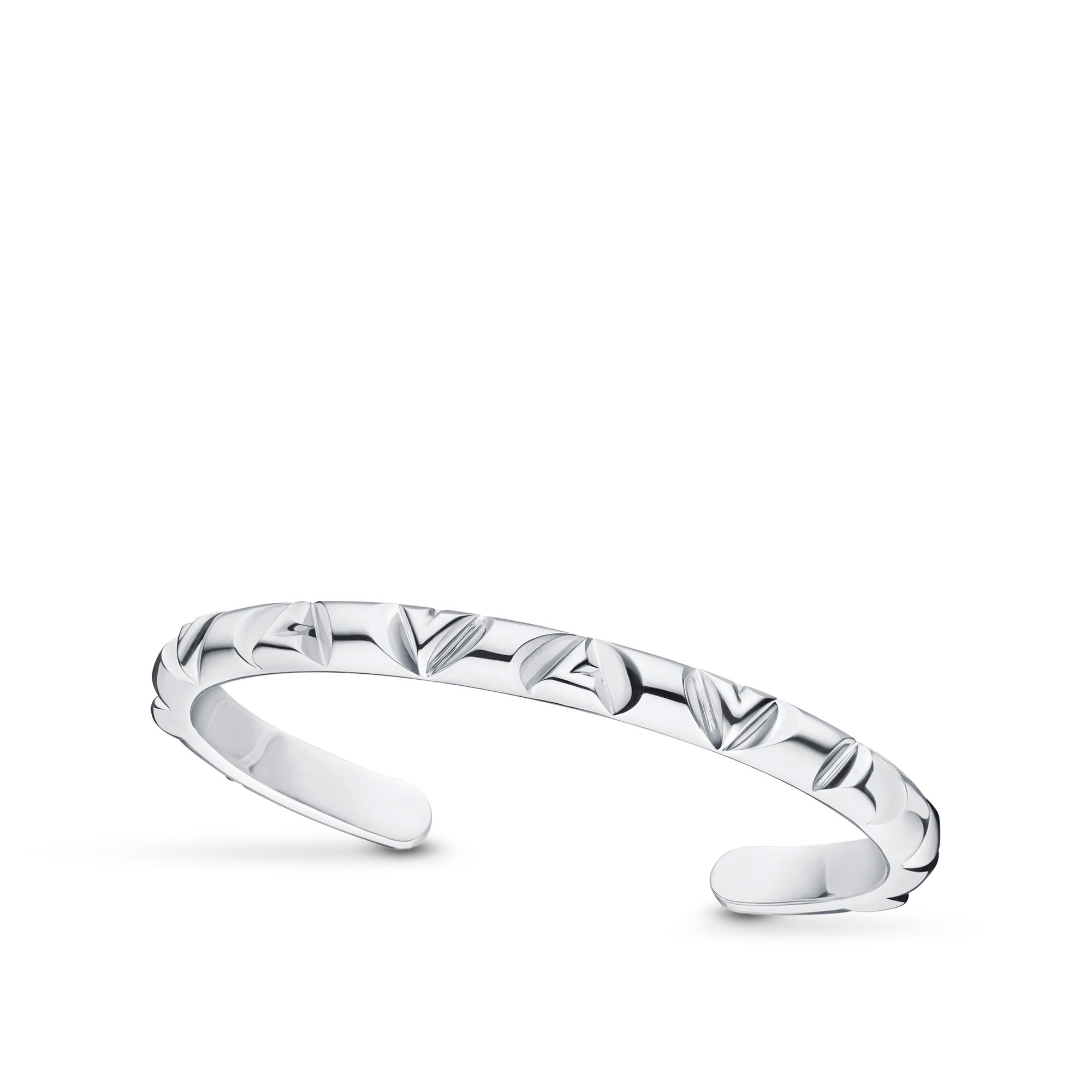 LV Volt Multi Bracelet, White Gold - 1