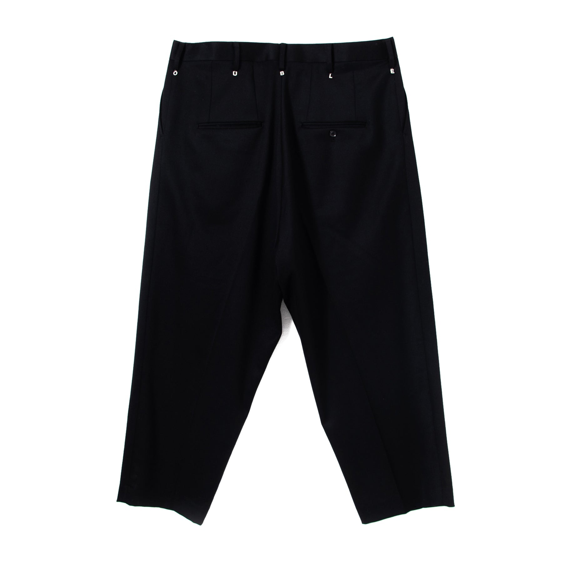 SOMEONE'S PERSONAL SIZE TROUSERS / BLK - 2